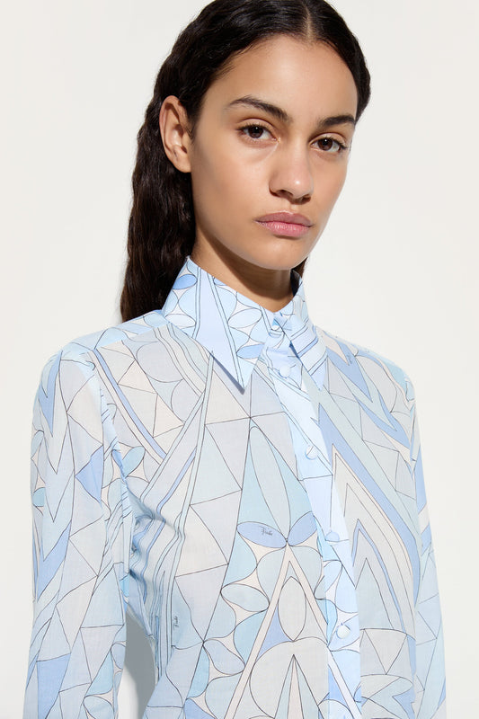 Camicia in Cotone in Stampa Manuba