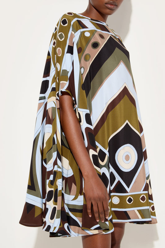 Vivara Print Silk Kaftan