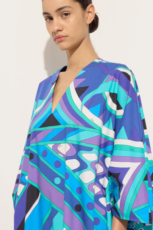 Vivara Print Popeline Kaftan