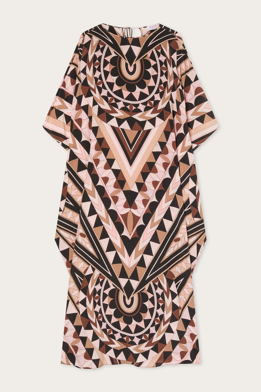 Manuba Print Silk Kaftan