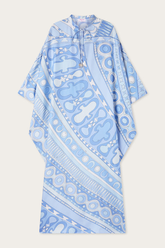 Soleil Print Silk Kaftan