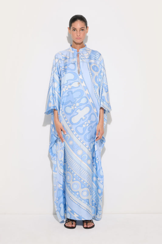 Soleil Print Silk Kaftan