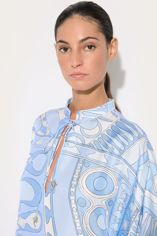 Soleil Print Silk Kaftan