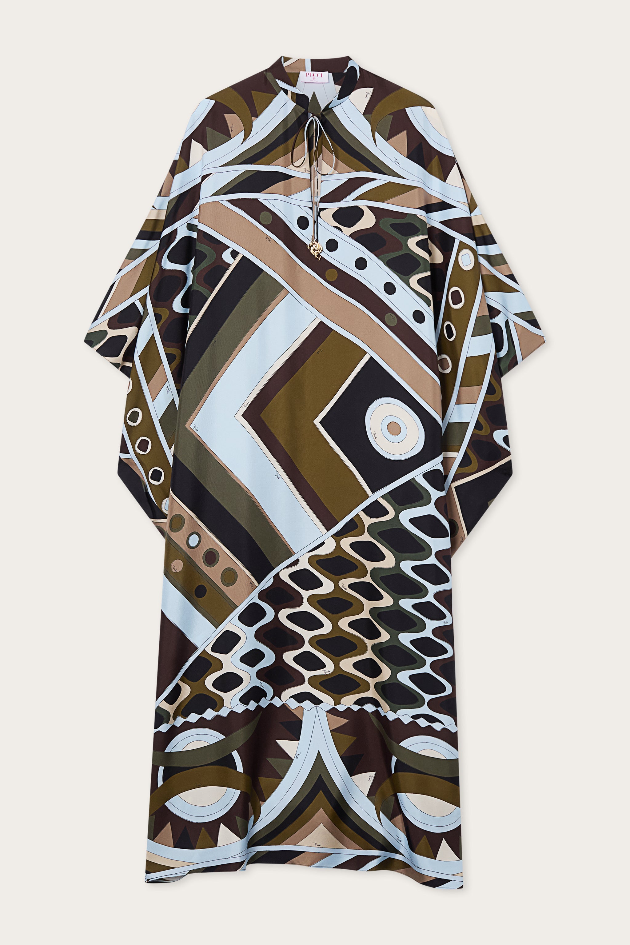 Vivara Print Silk Kaftan – PUCCI