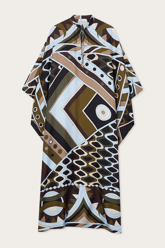 Vivara Print Silk Kaftan