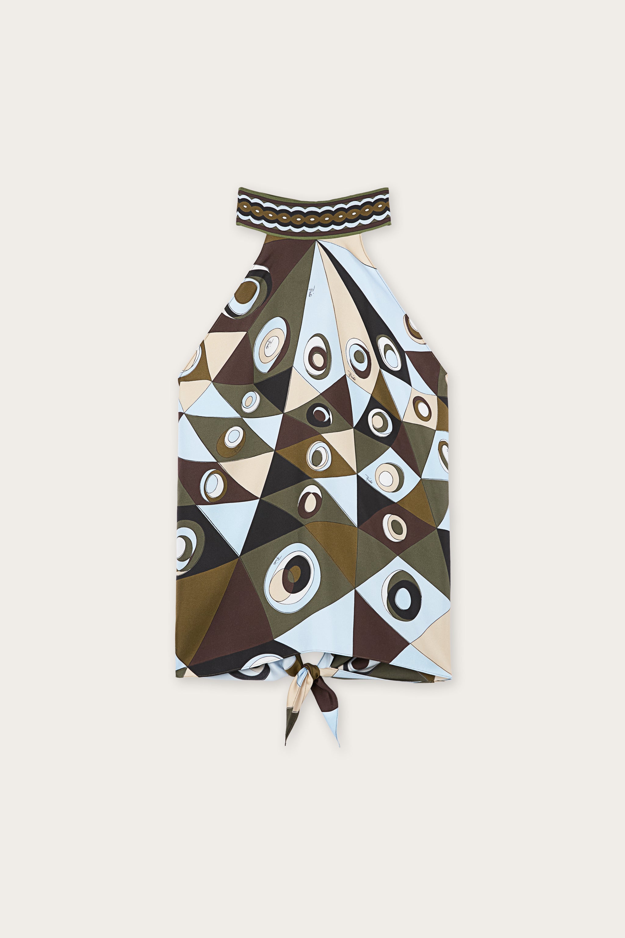 Occhi Print Scarf Top – PUCCI