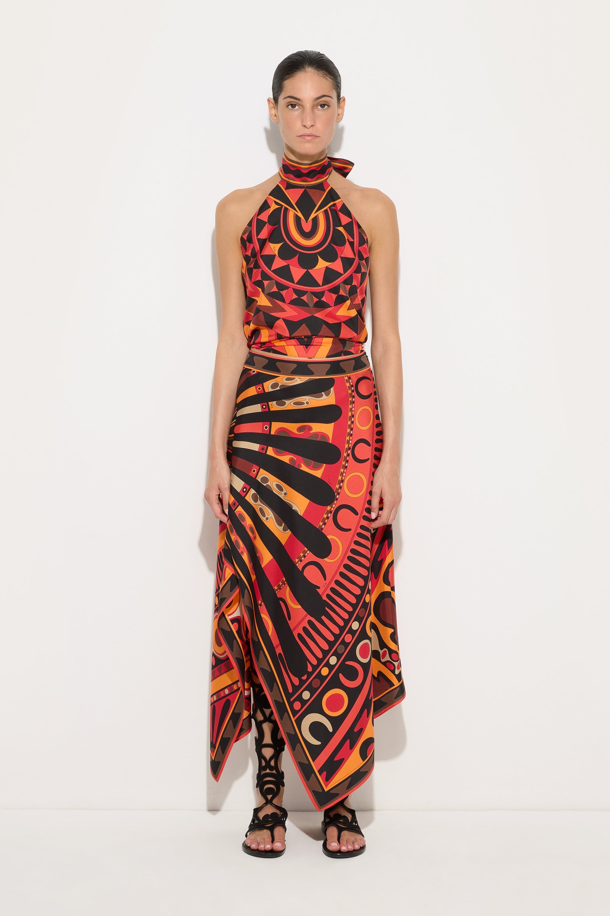Manuba Print Scarf Top – PUCCI