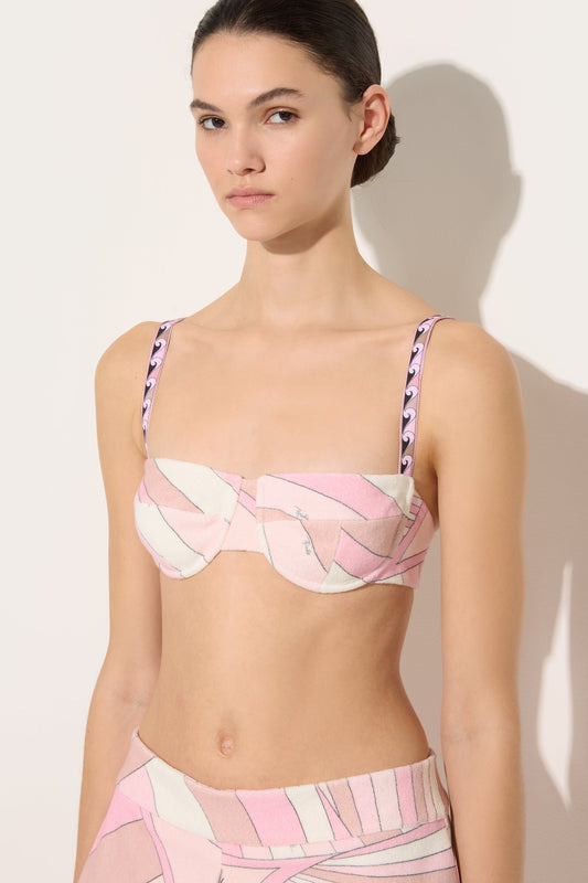 Iride Print Cotton Terry Top