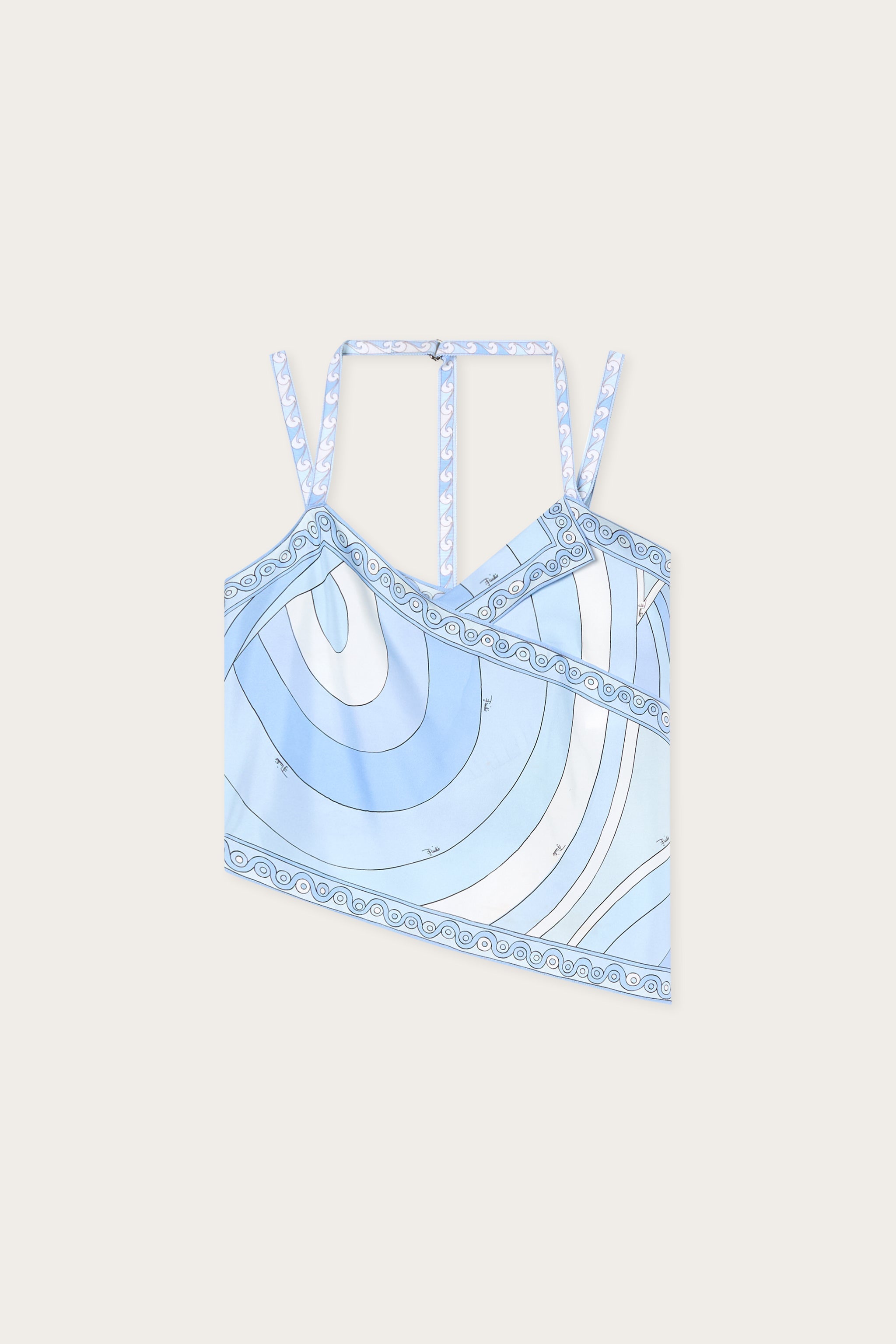 Iride Print Silk Scarf Top – PUCCI
