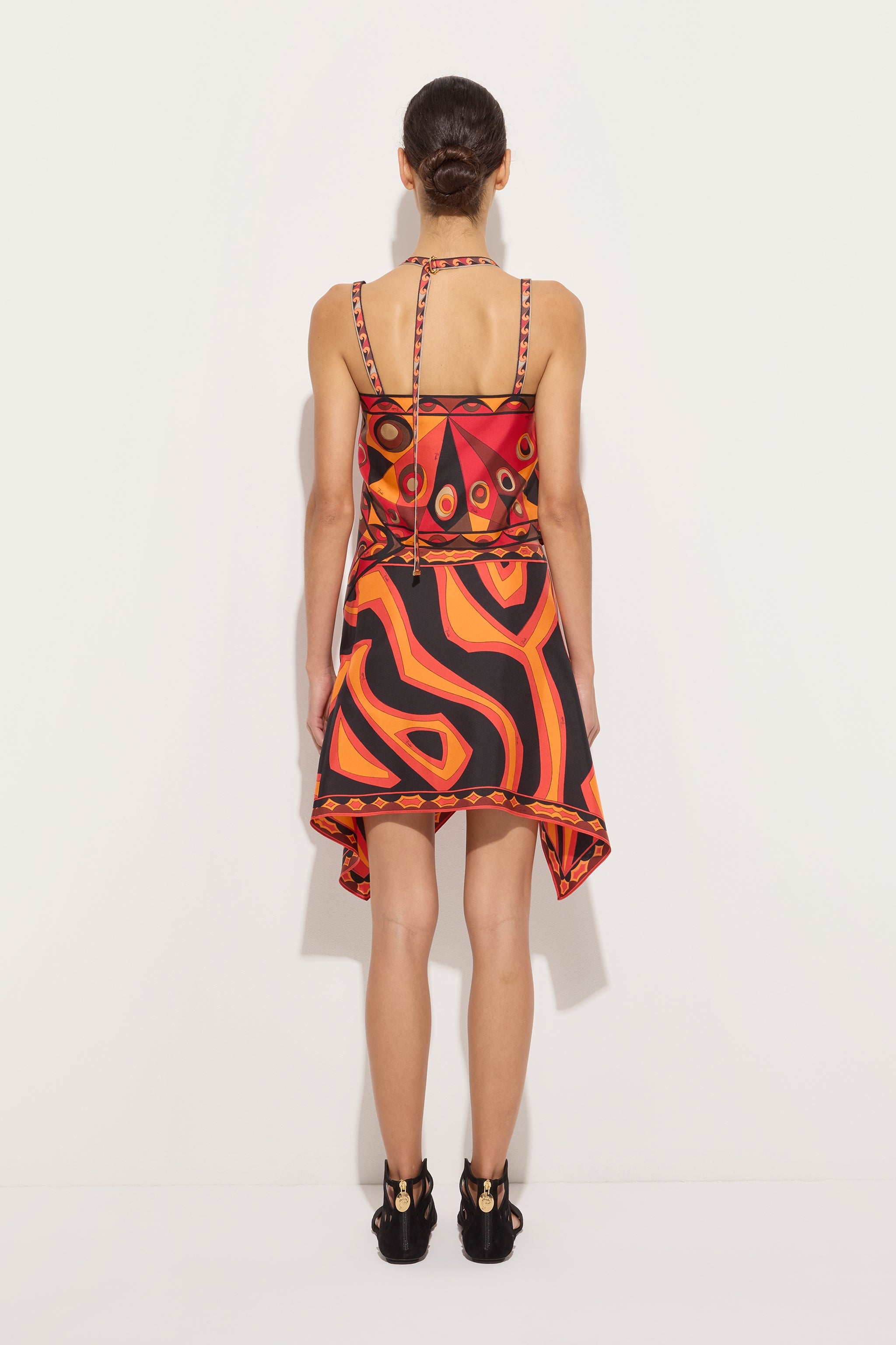 Occhi Print Silk Scarf Top – PUCCI