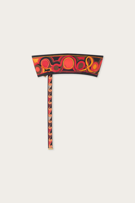 Top a Fascia in Cotone in Stampa Kwango