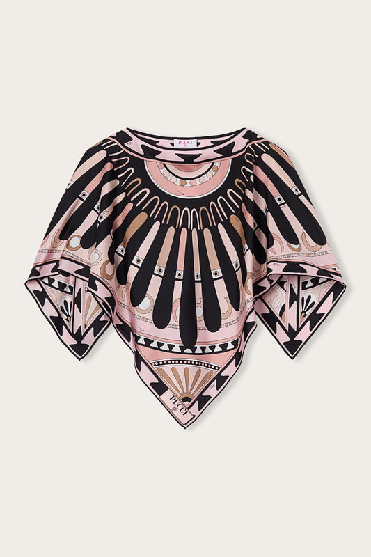 Soleil Print Silk Blouse