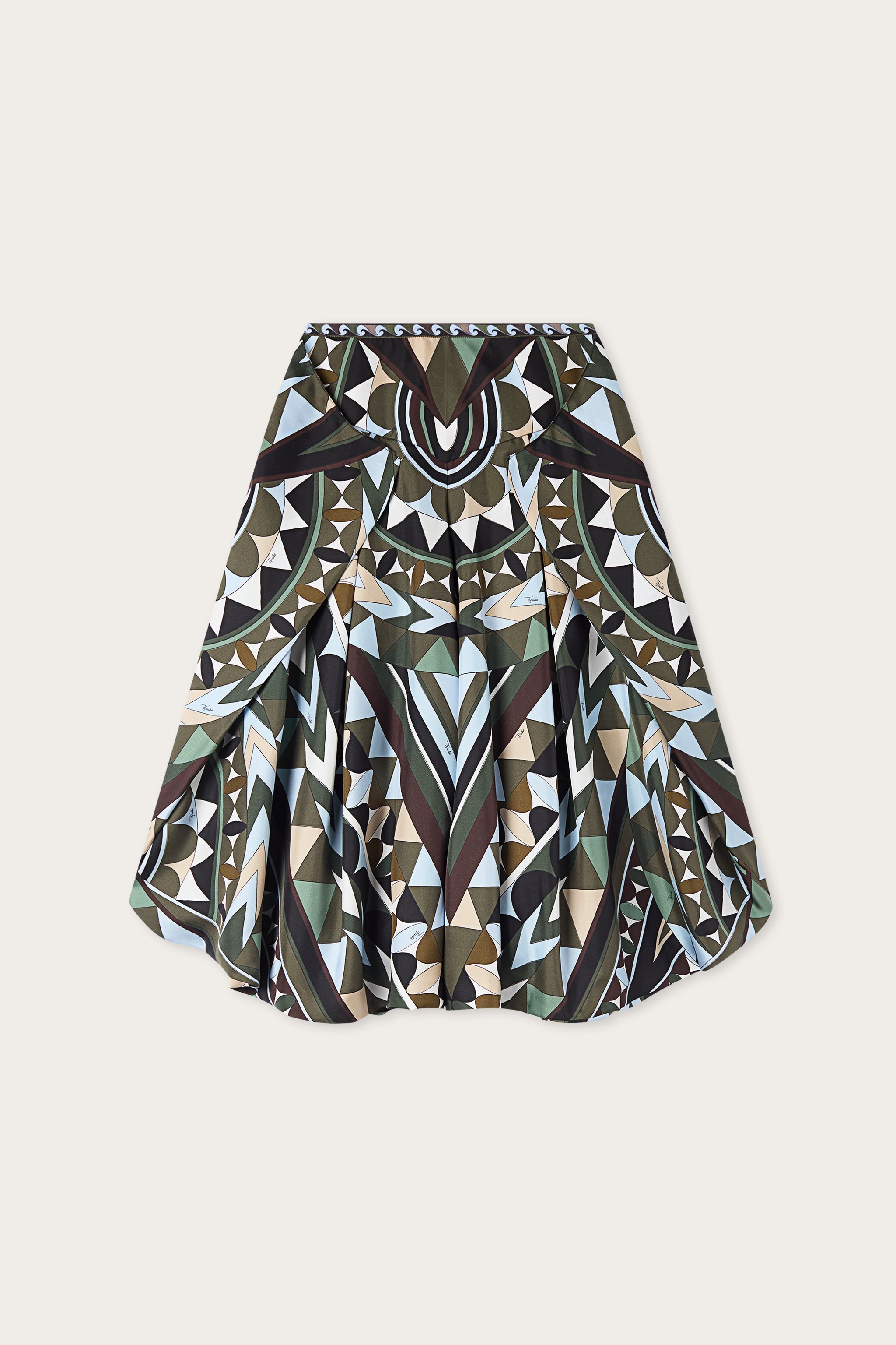 Manuba Print Wide Silk Pants – PUCCI
