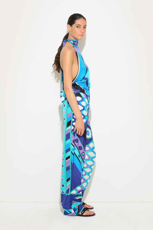 Vivara Print Silk Pants