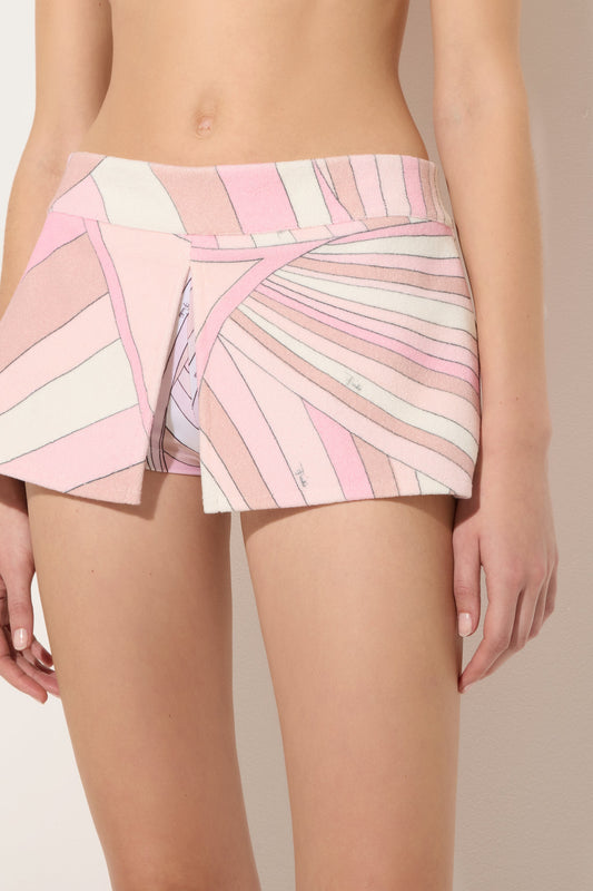 Iride Print Terry Shorts