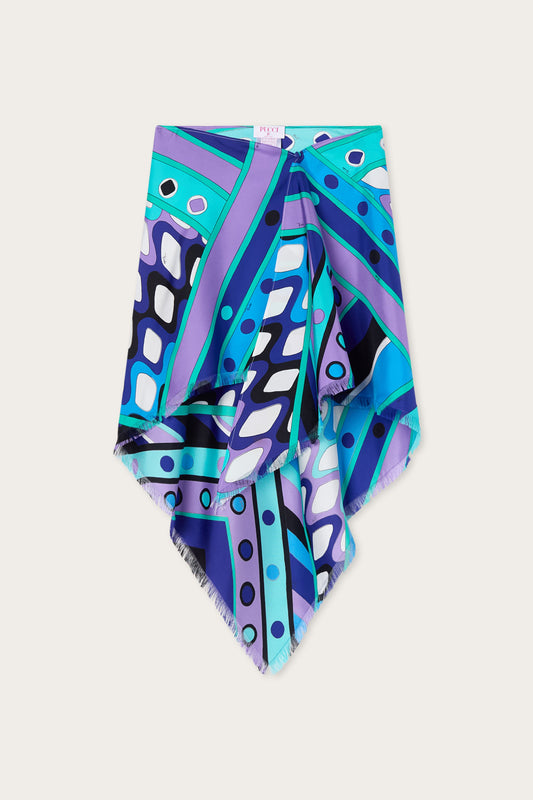 Vivara Print Silk Skirt