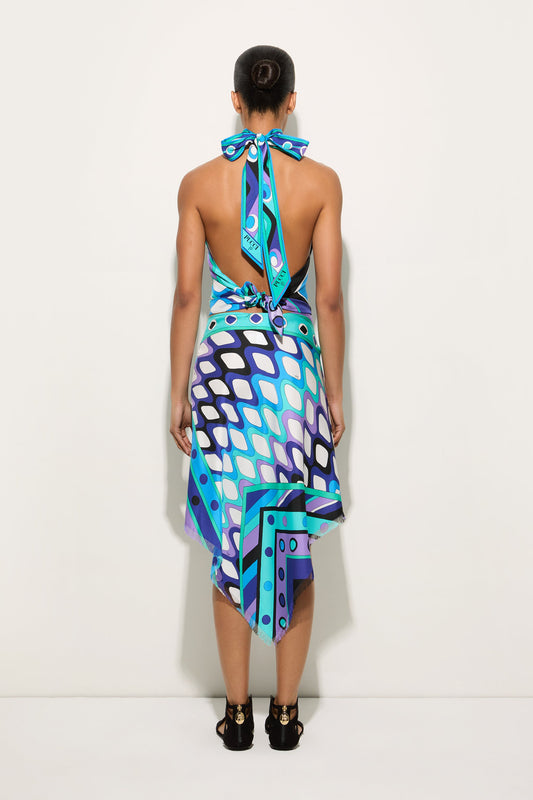 Vivara Print Silk Skirt