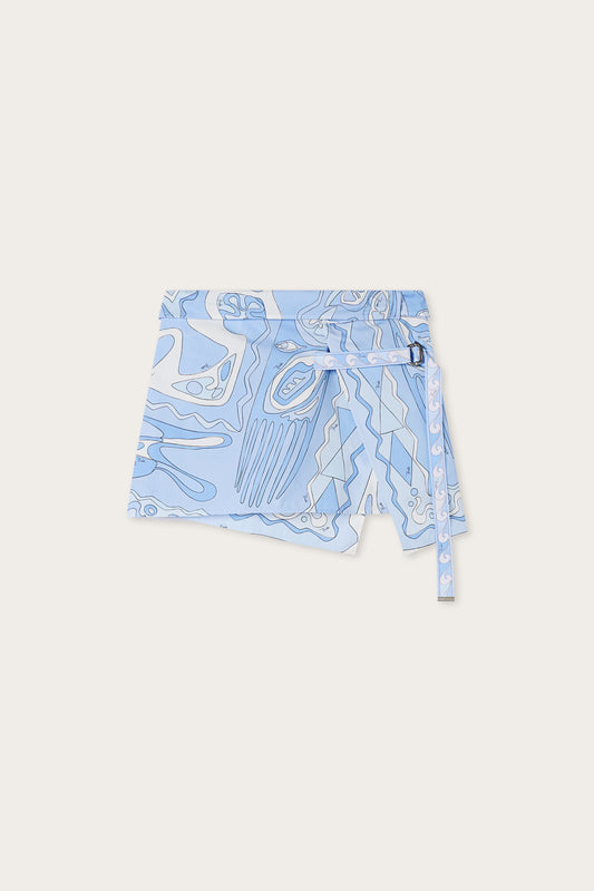 Angoli Print Wrap Skirt