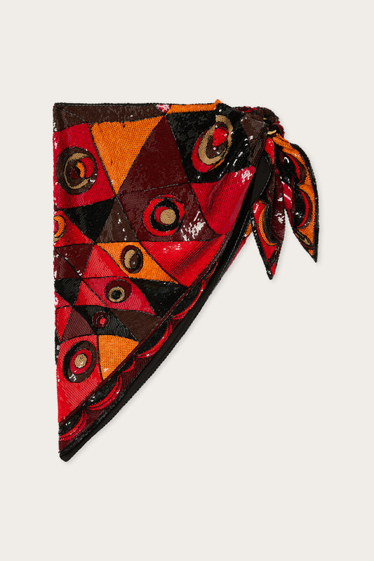 Embroidered Pareo Foulard - Limited edition 1/8