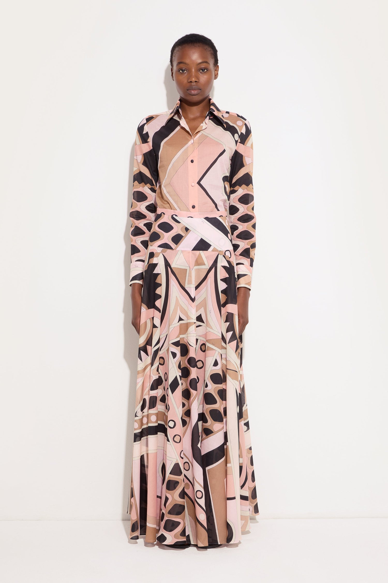 Vivara Print Cotton Skirt