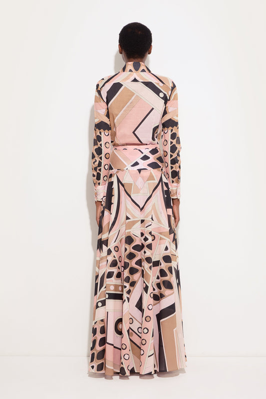 Vivara Print Cotton Skirt