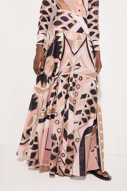 Vivara Print Cotton Skirt