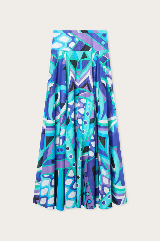 Vivara Print Cotton Skirt