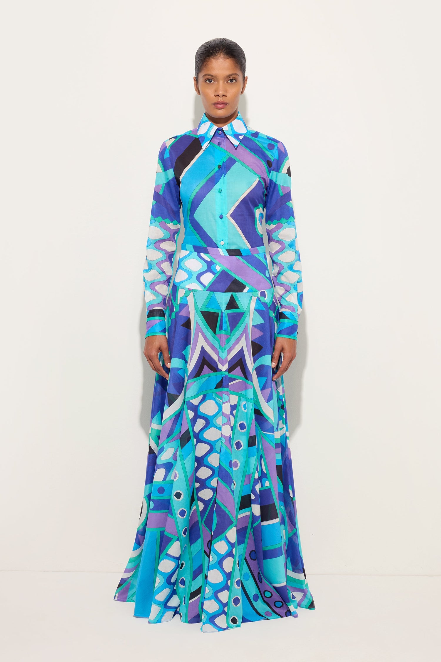 Vivara Print Cotton Skirt