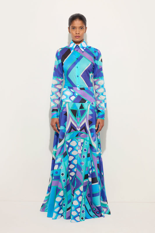 Vivara Print Cotton Skirt