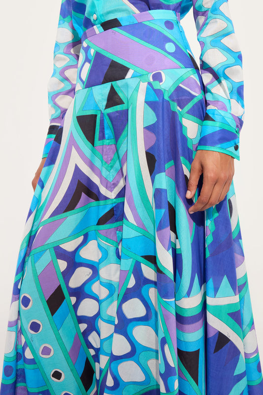 Vivara Print Cotton Skirt