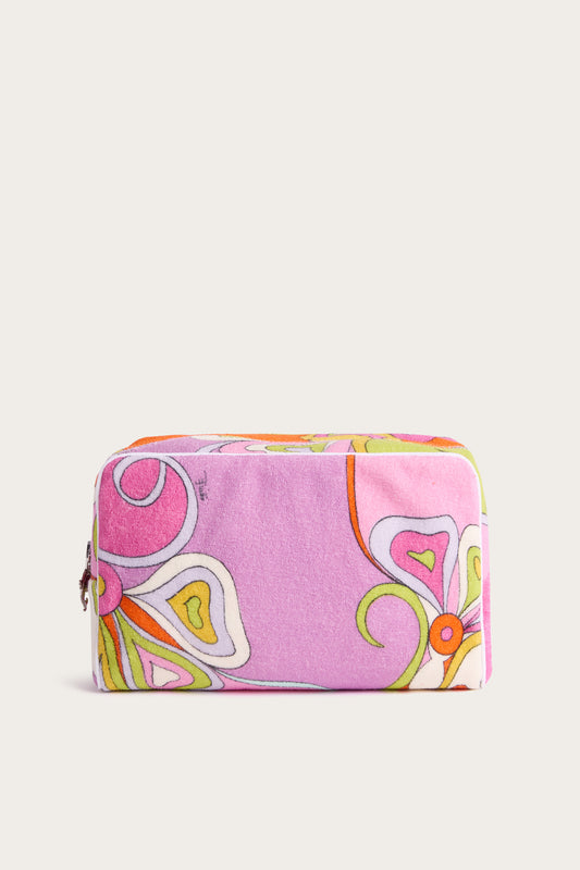 Orchidee Cotton Terry Cloth Beauty Case