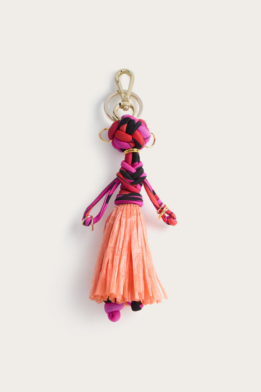 Bag Charm in Iride Print