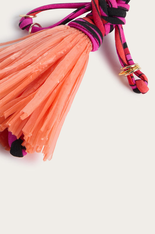 Bag Charm in Iride Print