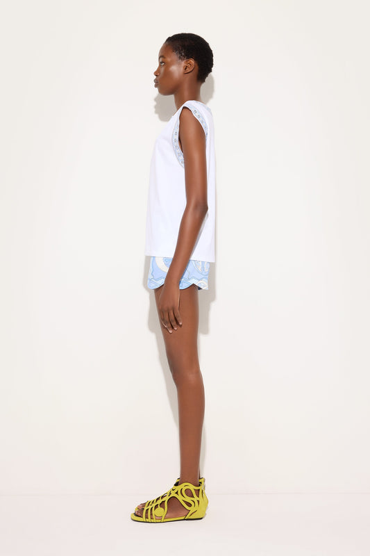 T-shirt with Metallic Details