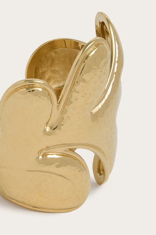 Leaf-Shaped Bangle