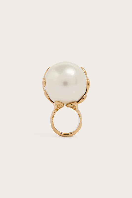 Anello Cocktail Selva con Perla