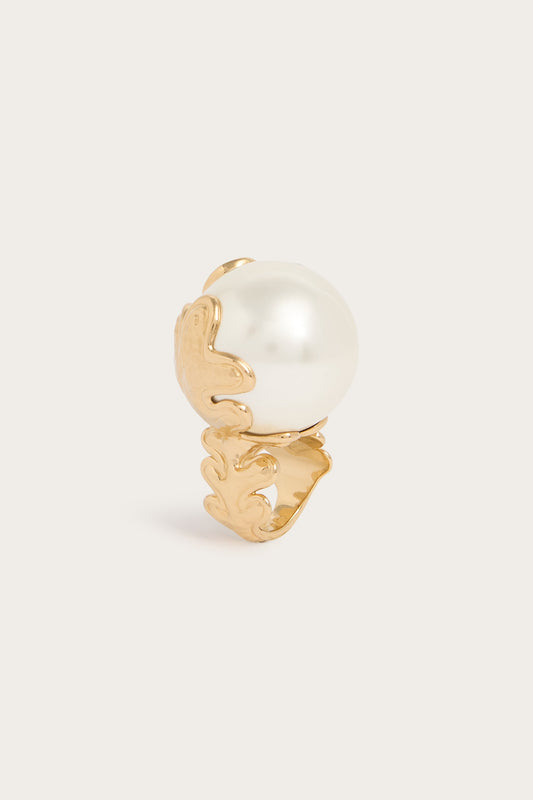 Anello Cocktail Selva con Perla