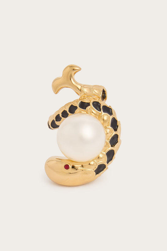 Fish Pearl Ring
