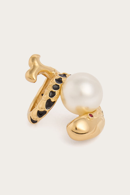 Fish Pearl Ring