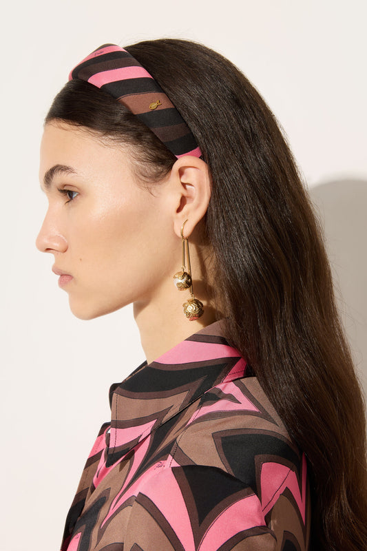 Iride Print Silk Headband