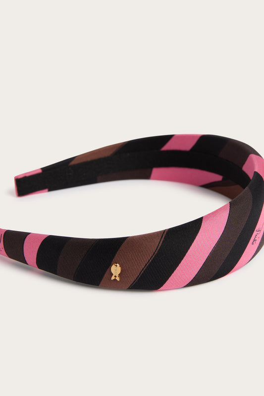 Iride Print Silk Headband