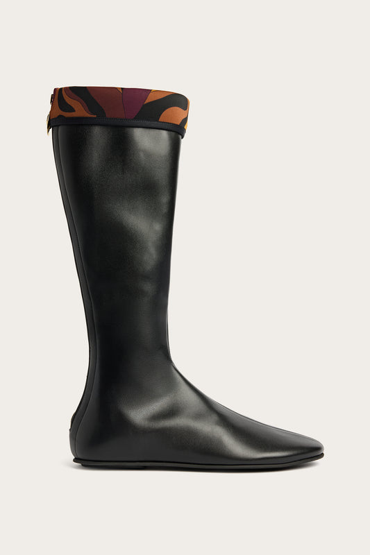 Stretch Boot with Printed Cuff