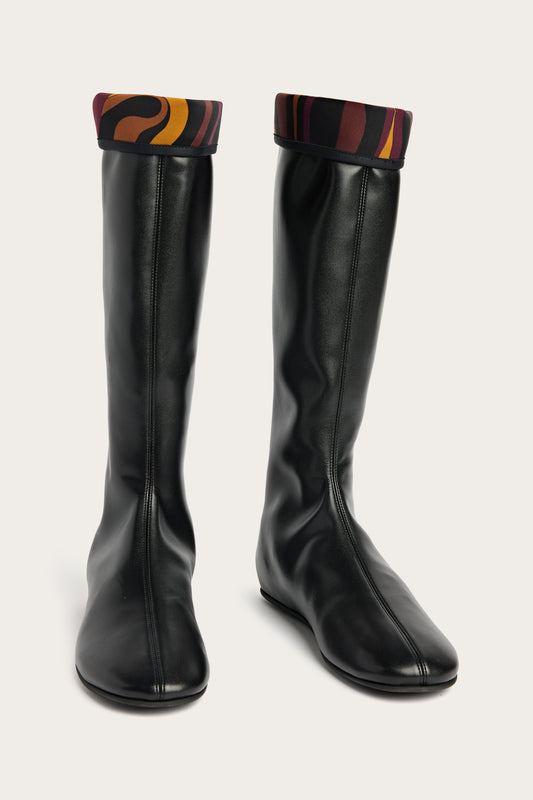 Stretch Boot with Printed Cuff