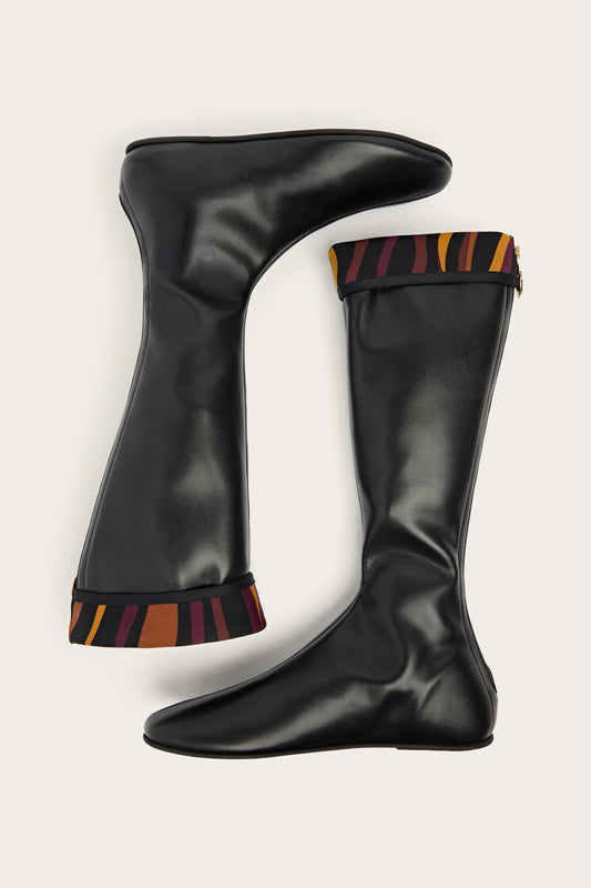 Stretch Boot with Printed Cuff