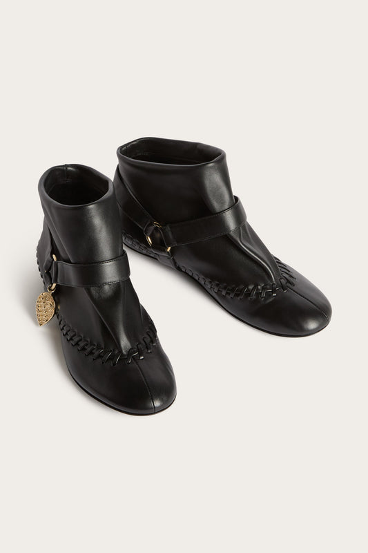 Leather  Ankle Boots