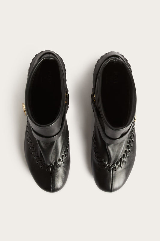 Leather  Ankle Boots