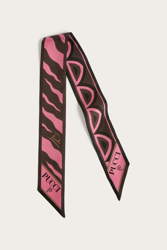 Baiadera and Fiamme Print Silk Bandeau