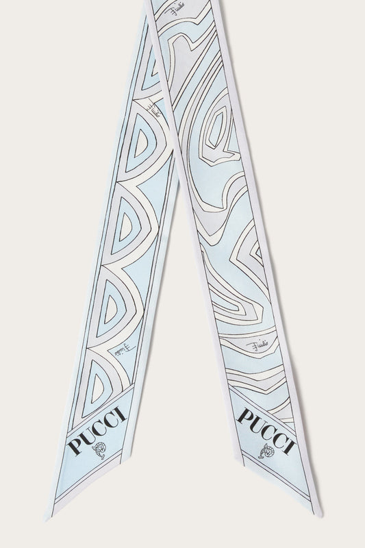 Mixed Print Silk Bandeau