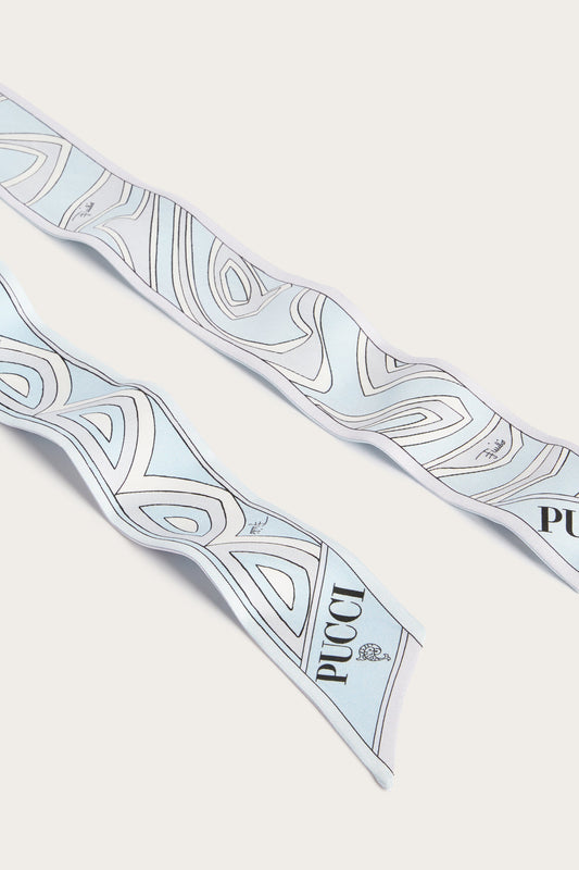 Mixed Print Silk Bandeau