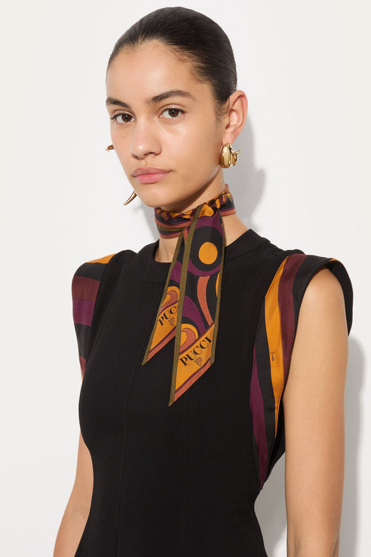 Mixed Print Silk Bandeau
